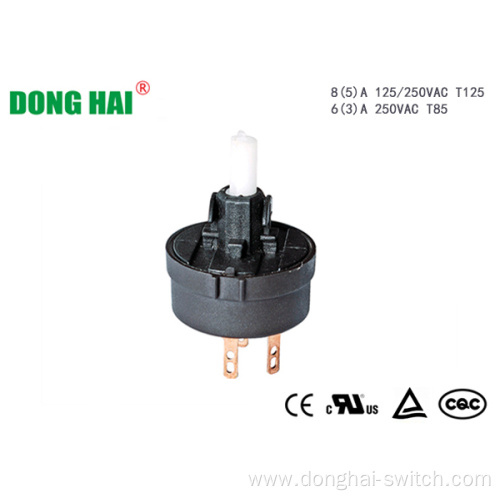 Round Rotary Switch Compact Size Black